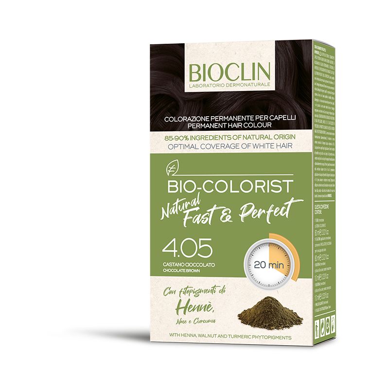 Bioclin Bio-Colorist Natural Colorazione permanente per capelli n 4.05 Castano Cioccolato-1