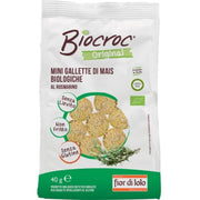 Biocroc Origibal Mini Gallette di Mais al rosmarino Biologiche 40g-1
