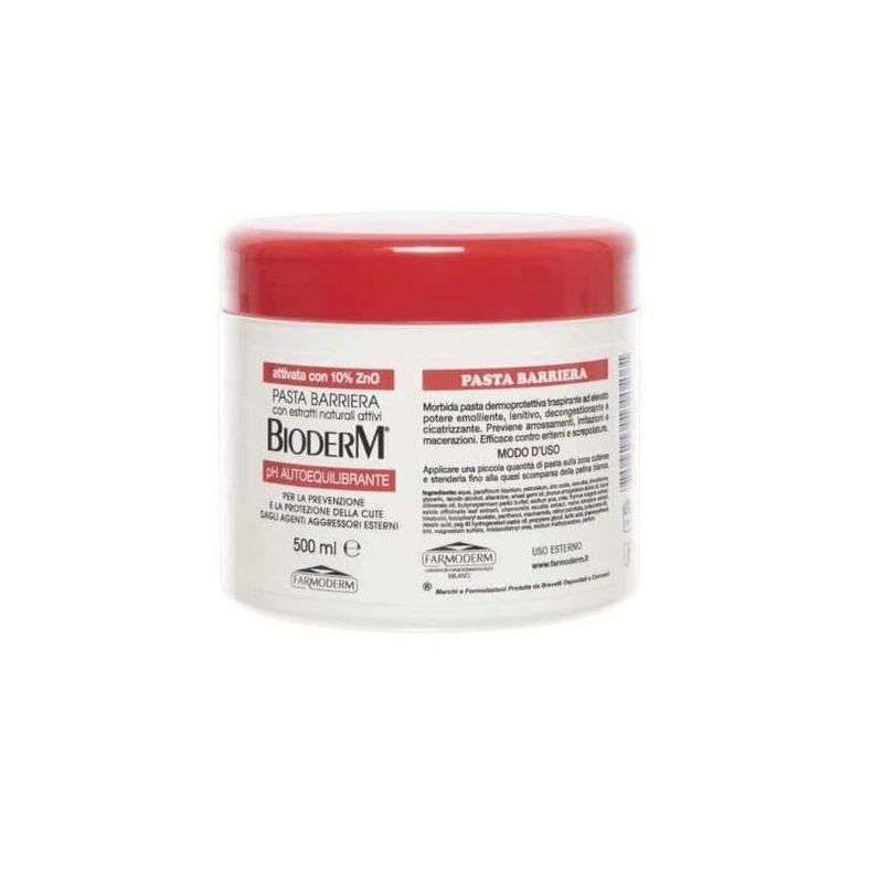Bioderm Pasta Barriera Traspirante con Zinco per il cambio 500ml-1