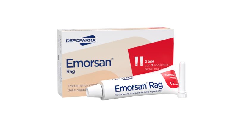 Depofarma Emorsan Rag trattamento ragadi anali 2 tubi 30+30ml-1