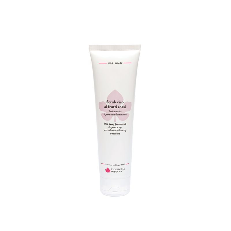 Biofficina Toscana Scrub viso ai frutti rossi 100ml-1