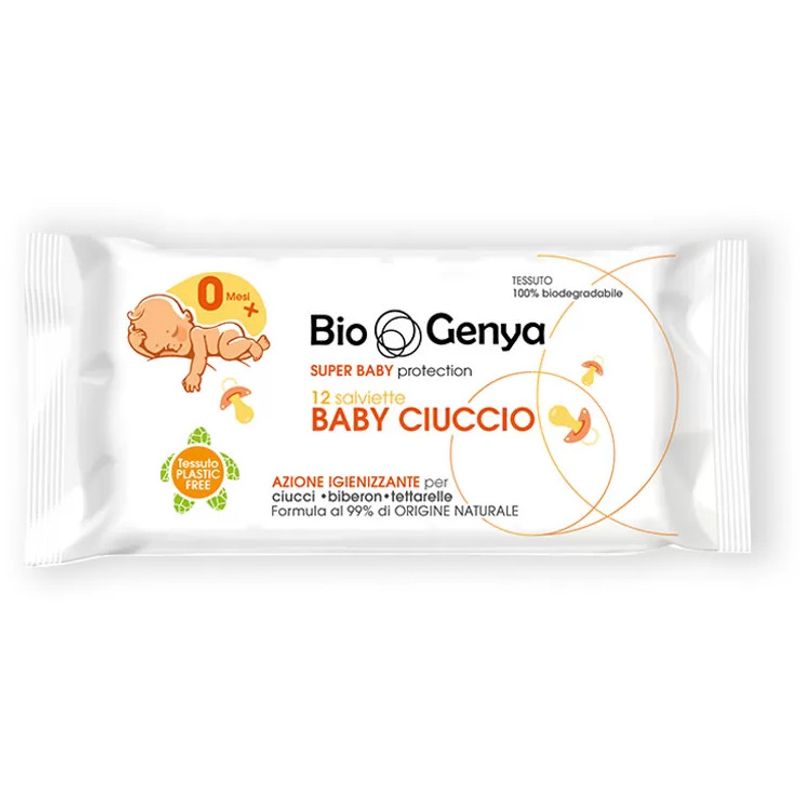 Biogenya Baby Ciuccio salviette igienizzanti 12 pezzi-1
