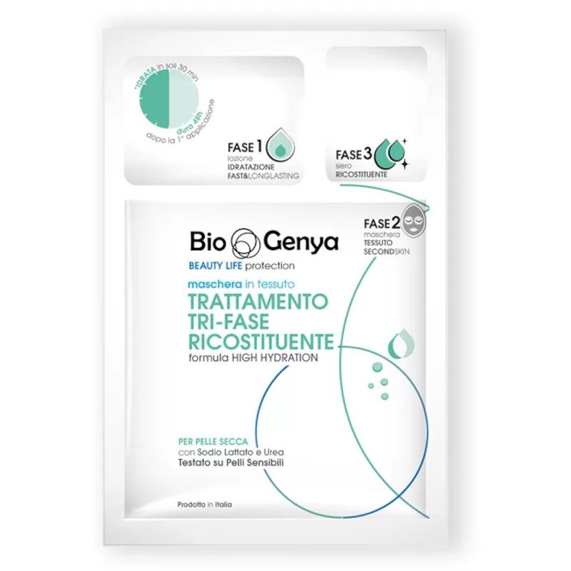 Biogenya Maschera Tessuto Trattamento Tri-Fase Ricostituente-1
