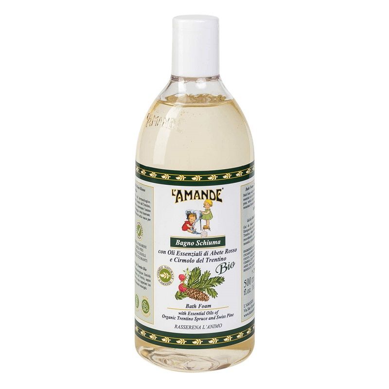 L'Amande Bagno Schiuma Abete Rosso e Cirmolo del Trentino Bio 500ml-1