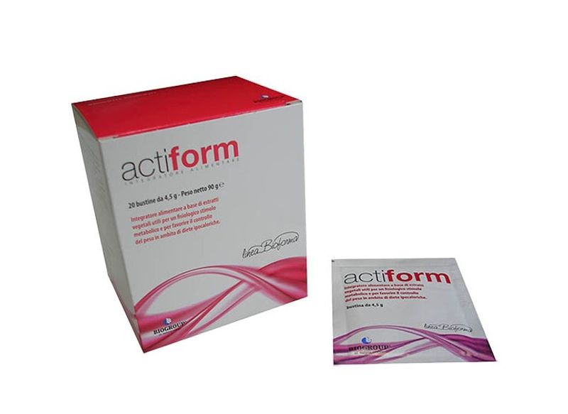 Biogroup Actiform utile per il controllo del peso 20 bustine-1