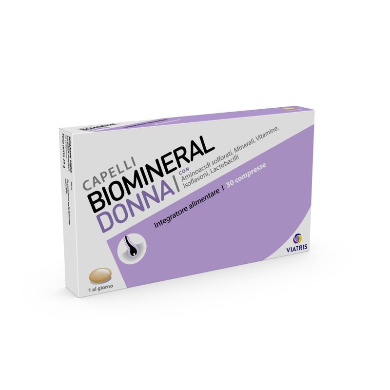 Biomineral Donna per capelli 30 compresse-1