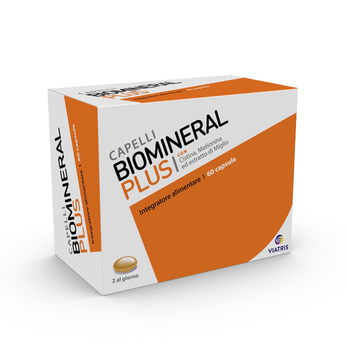 Biomineral Plus integratore alimentare per unghie e capelli 60 capsule-1
