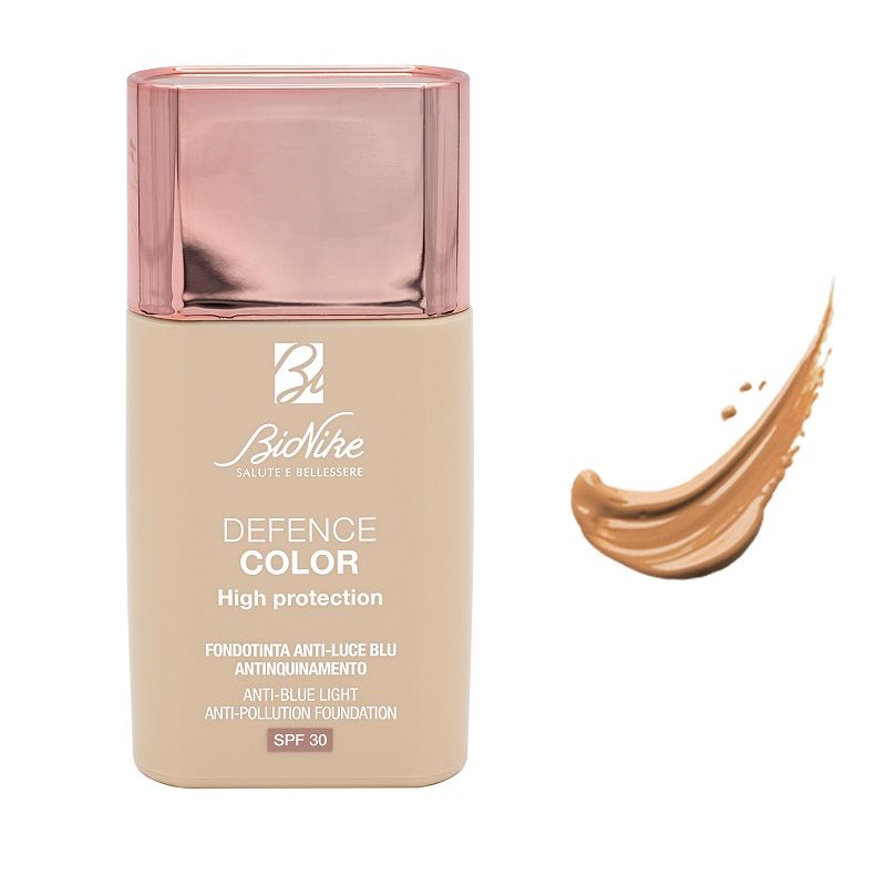 Bionike Defence Color High Protection fondotinta anti-luce blu antinquinamento n.305 Miel 30ml-1