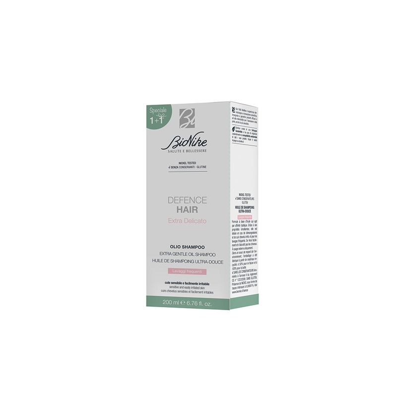 Bionike Defence Hair Olio Shampoo Extra Delicato lavaggi frequenti 200ml-1