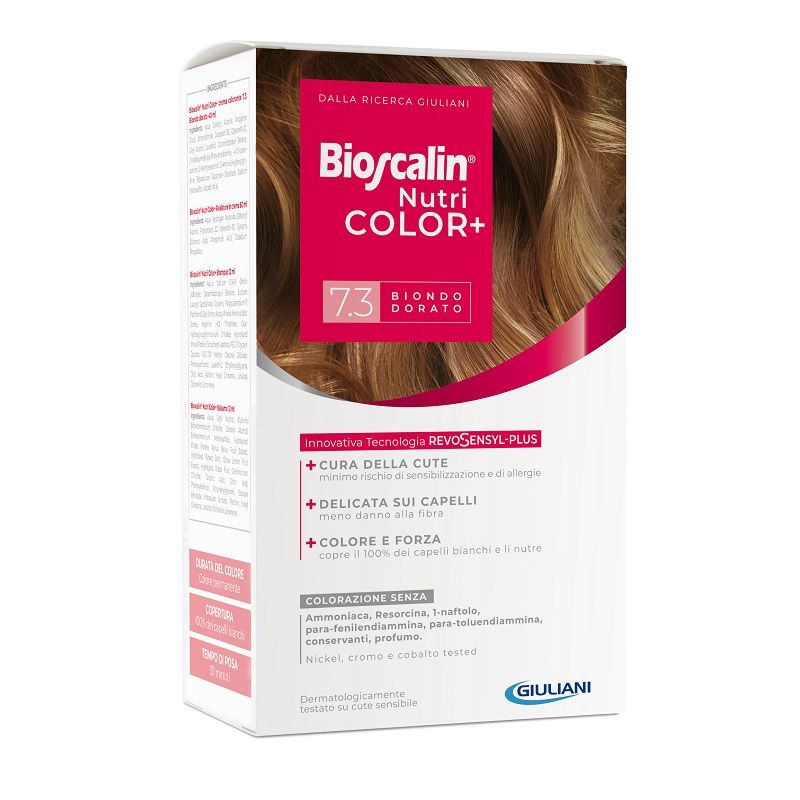 Bioscalin Nutri Color+ colorazione permanente n.7.3 Biondo Dorato-1