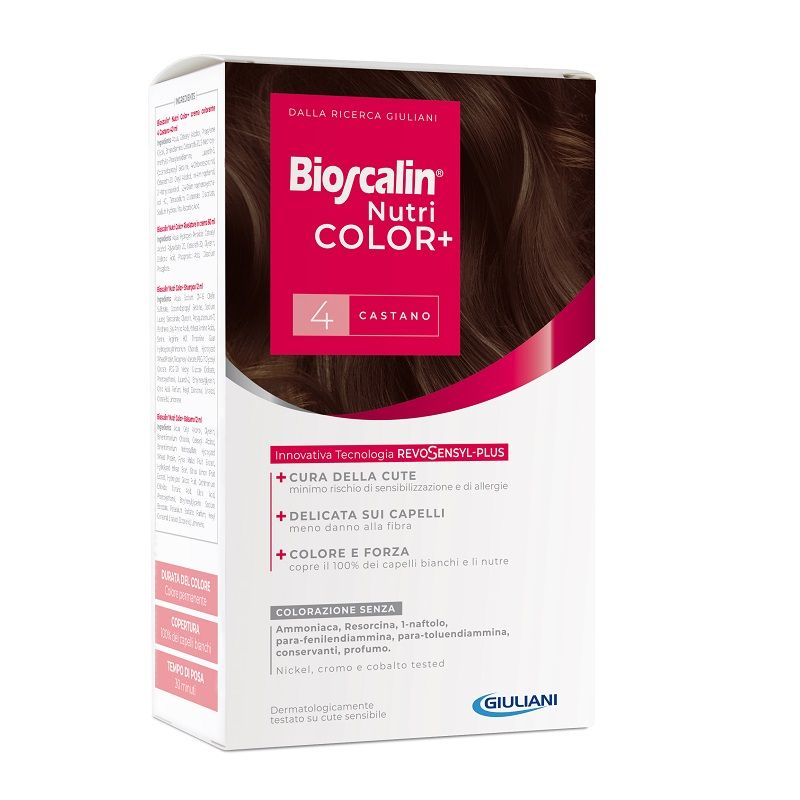 Bioscalin Nutri Color+ colorazione permanente n.4 Castano-1