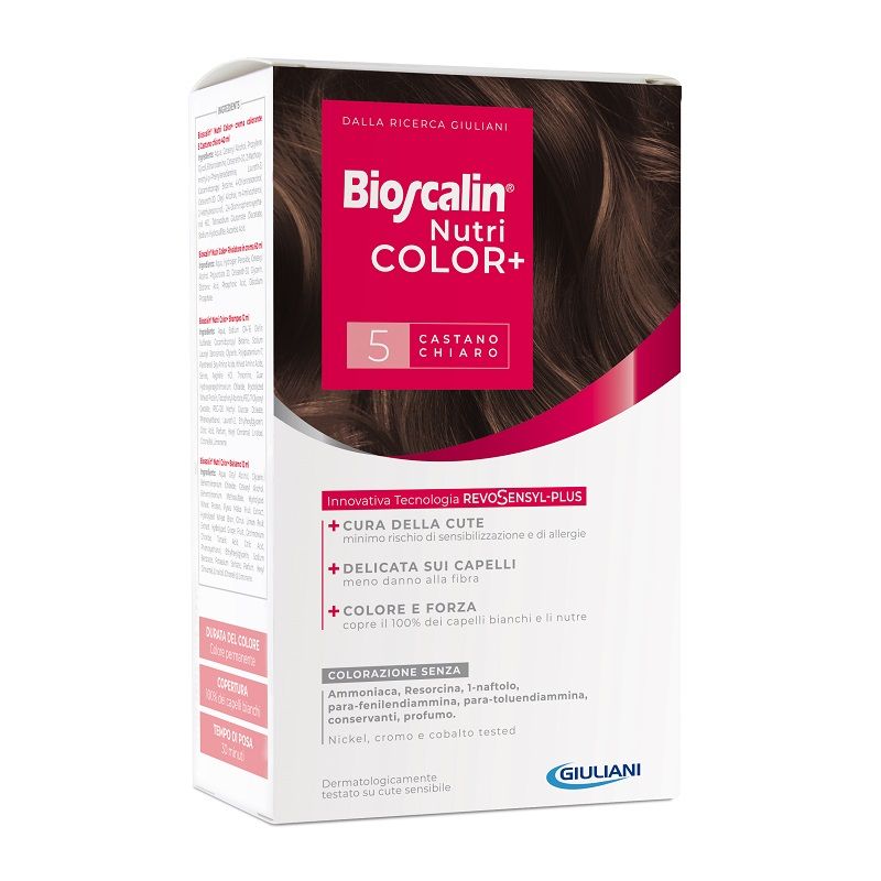 Bioscalin Nutri Color+ colorazione permanente n.5 Castano Chiaro-1