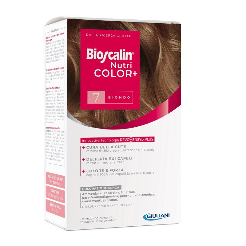 Bioscalin Nutri Color+ colorazione permanente n.7 Biondo-1