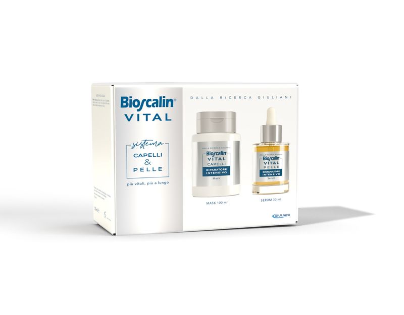 Bioscalin Vital cofanetto Sistema Capelli & Pelle maschera capelli 100ml + siero viso e collo 30ml-1