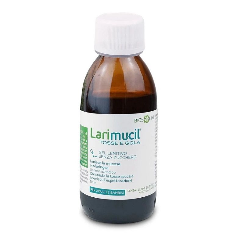 Biosline Larimucil Tosse e Gola gel lenitivo 120ml-1