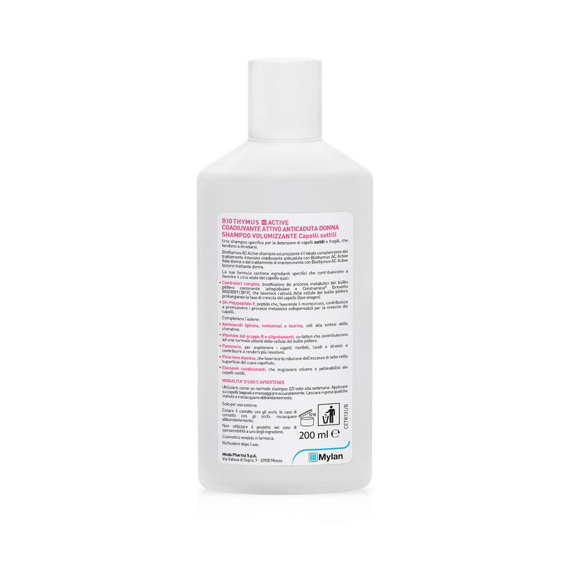 Biothymus AC Active Coadiuvante Attivo Anticaduta Donna shampoo volumizzante 200ml-4