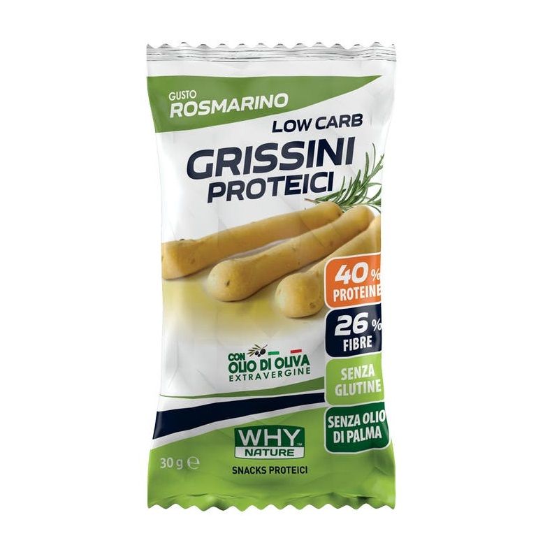 Biovita Why Nature Grissini Proteici Rosmarino 30g-1