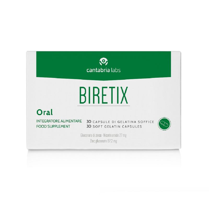 Biretix Oral utile per la salute della pelle 30 capsule-1
