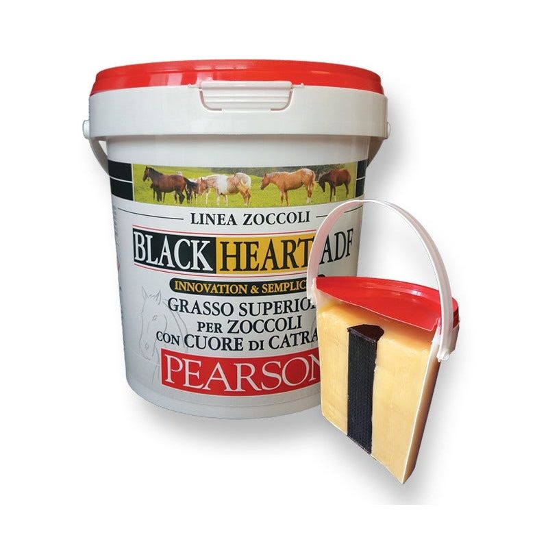 Pearson Black Heart grasso per zoccoli di equini con cuore di catrame vegetale di pino 1L-1
