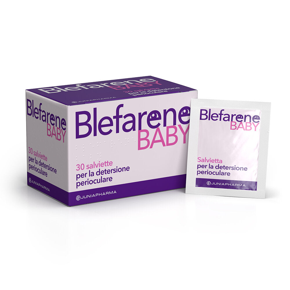 Blefarene baby Salviette Monouso per palpebre e ciglia per bambini 30 pezzi-2