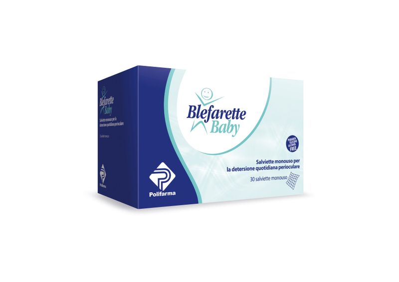 Blefarette Baby Salviette Monouso per l'igiene quotidiana perioculare 30 pezzi-1