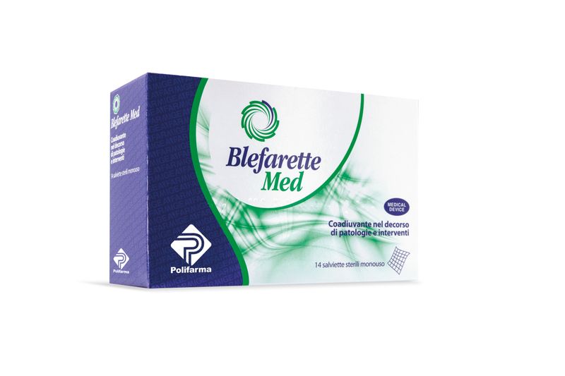 Blefarette Med salviette monouso per la detersione perioculare 14 salviette-1