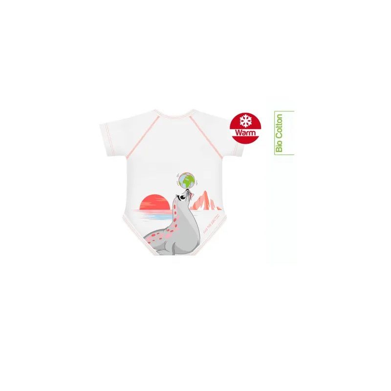 J Bimbi Body Invernale Save The Arctic 0-36 mesi fantasia Foca 1 pezzo-1