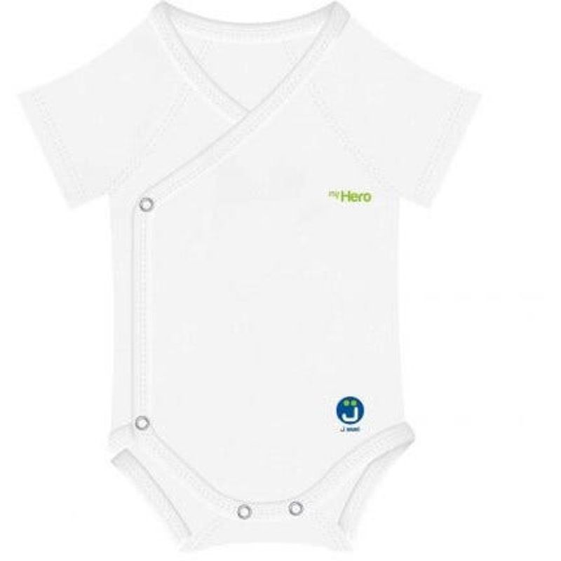 J Bimbi Body My Hero 44-62cm Bio Cotton 4 Season Bianco-1