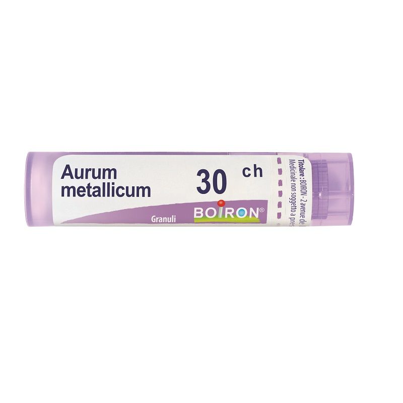 Boiron Aurum Metallicum 30CH medicinale omeopatico granuli 4g-1