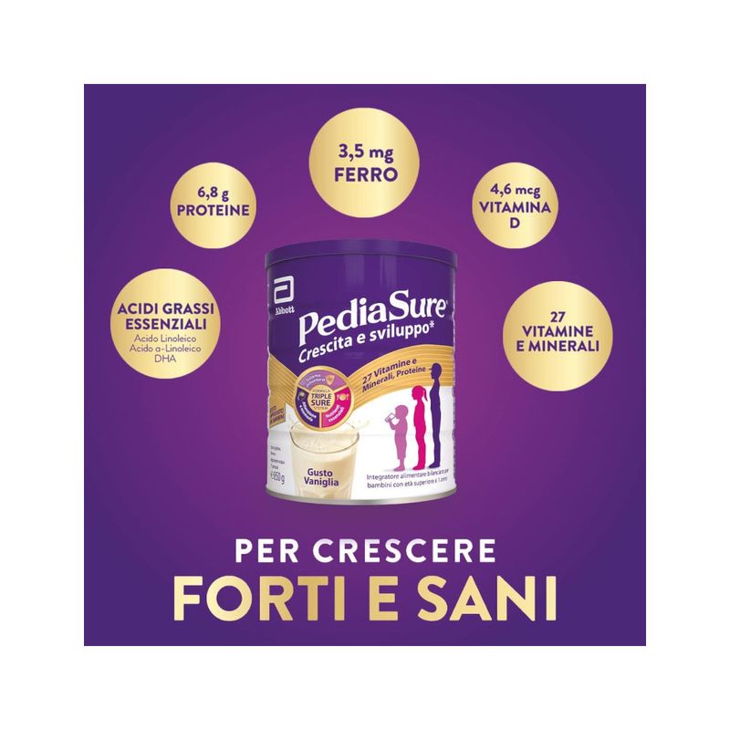 PediaSure Rinforza crescita e sviluppo 850g gusto Vaniglia-3