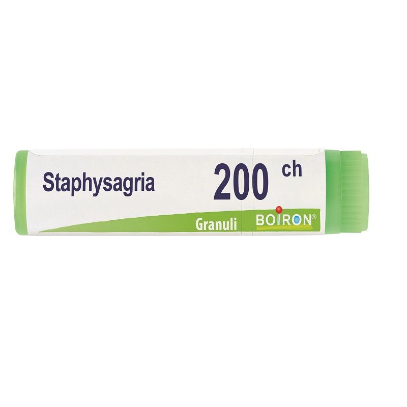 Boiron Staphysagria 200CH Medicinale Omeopatico granuli tubo dose1g-1