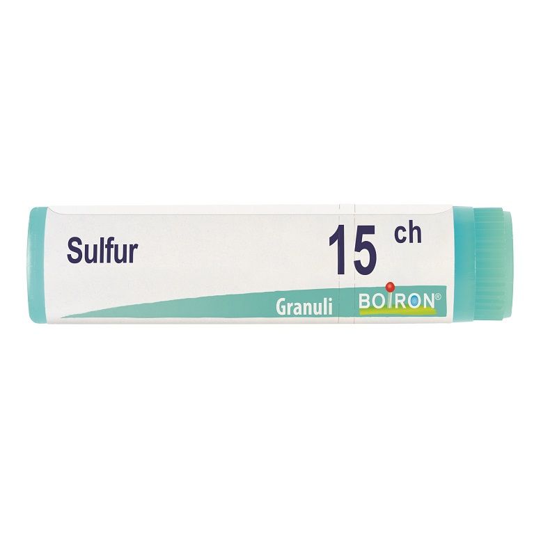 Boiron Sulfur 15CH medicinale omeopatico tubo dose 1g-1