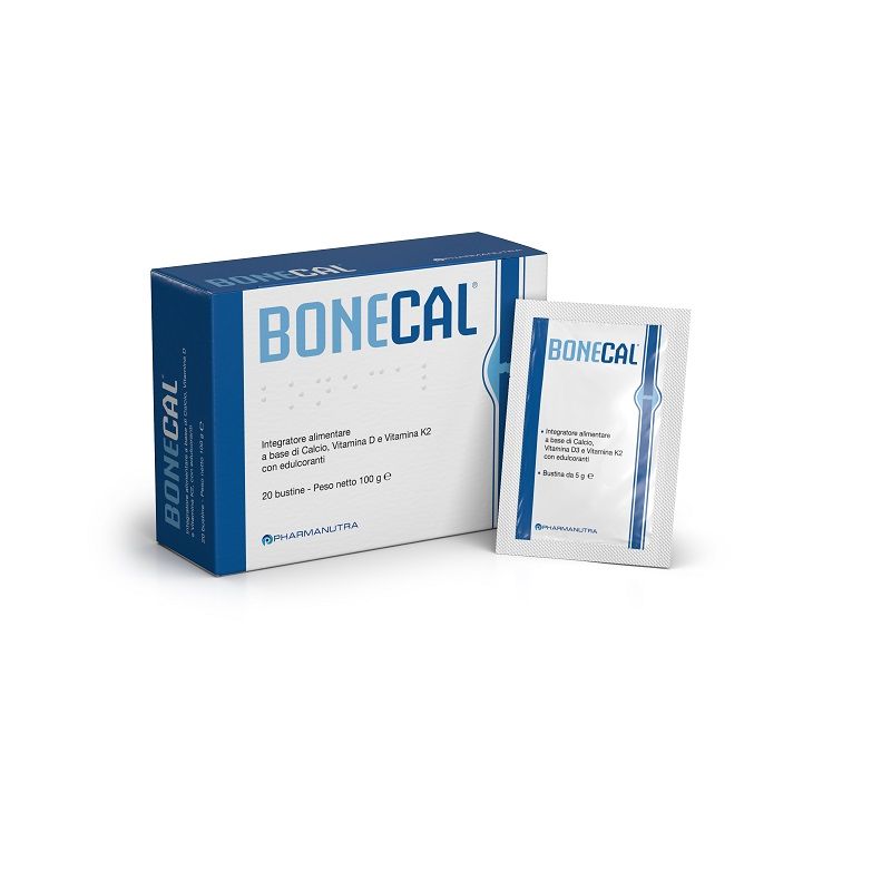 Bonecal Integratore di calcio per il mantenimento delle ossa 20 bustine-1