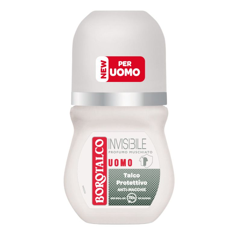 Borotalco Uomo Inivisible Profumo Muschiato deodorante roll-on 50ml-1