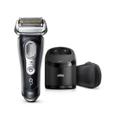Braun Rasoio Series 9 Wet&Dry 9360cc Con Stazione Di Pulizia Clean&Charge E Custodia Da Viaggio Nero-1