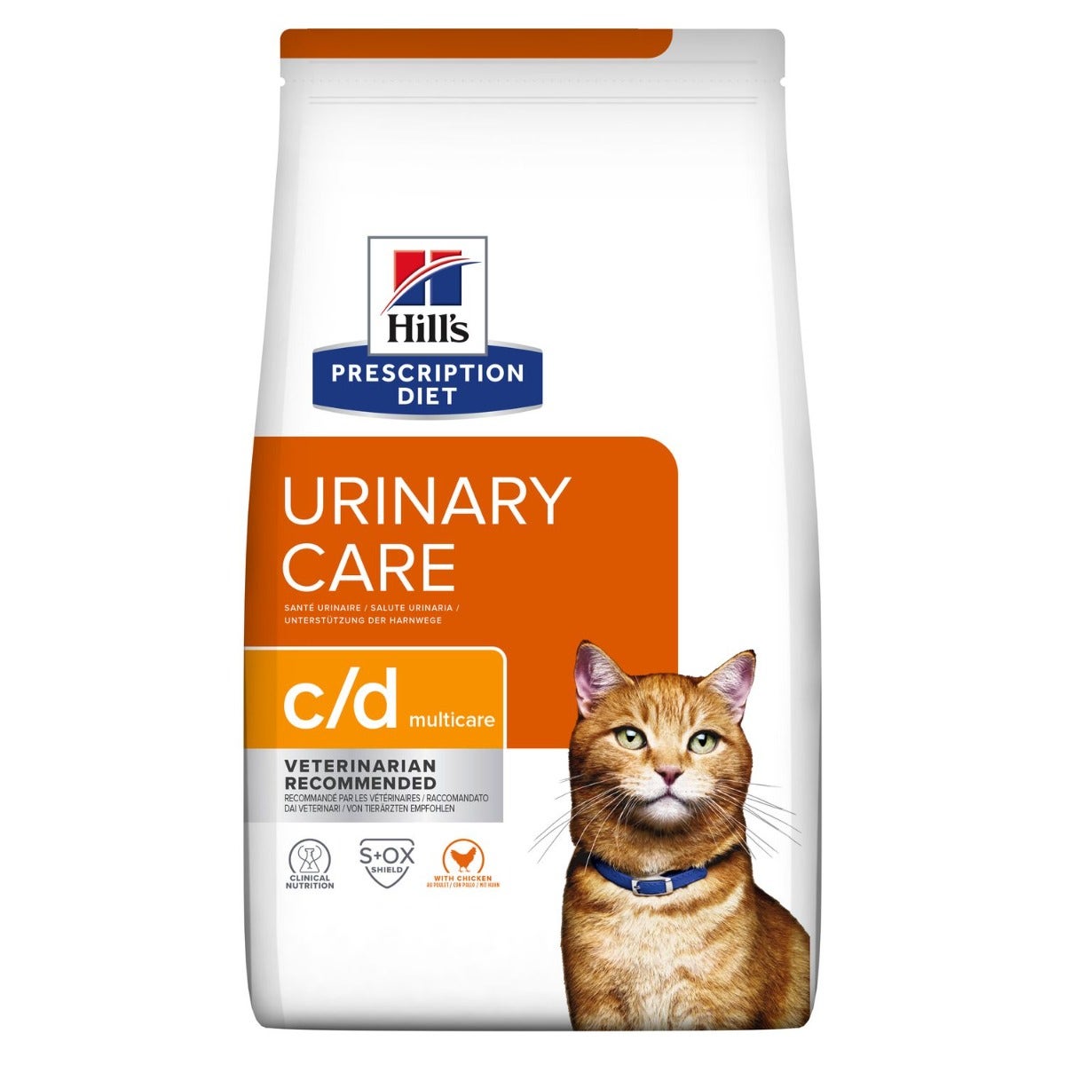Hill's Prescription Diet C/D Multicare Crocchette Al Pollo Per Gatti Sacco 400g-1