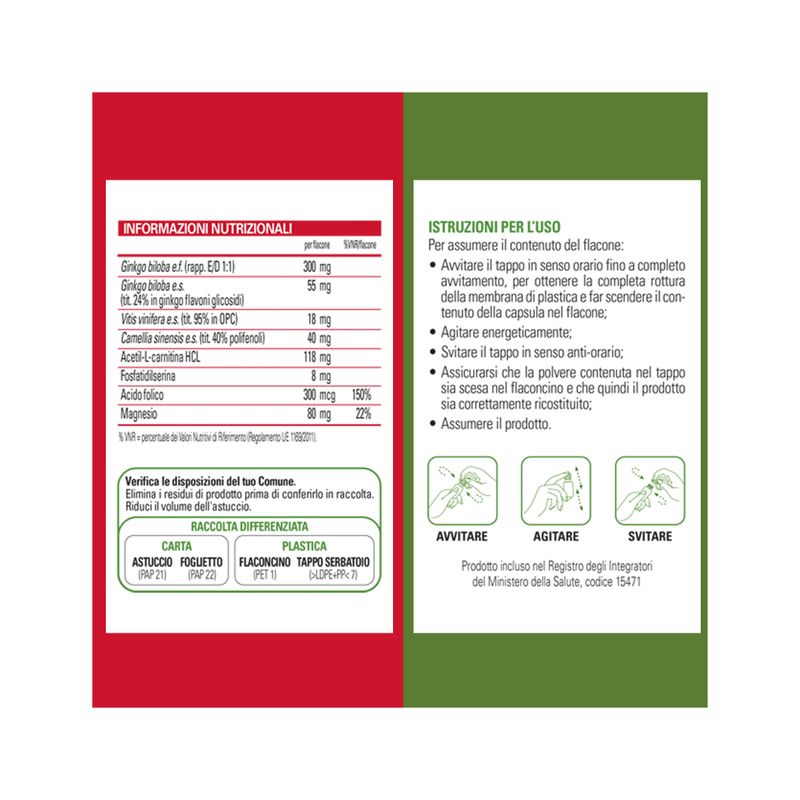 Brenstar stanchezza e affaticamento 7 flaconcini monodose con tappo dosatore-3