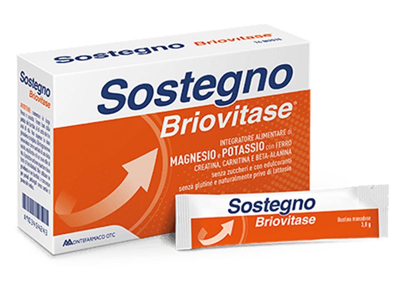 Briovitase Sostegno magnesio e potassio gusto Agrumi 14 buste-1