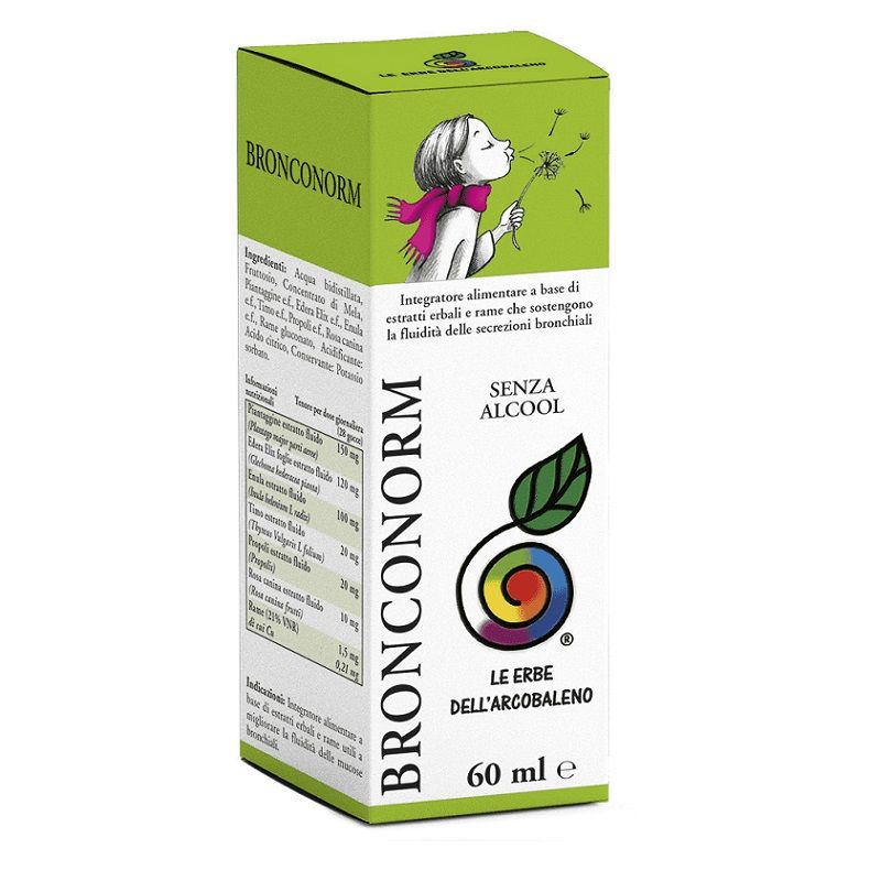 Bronconorm Gocce per la fluidità delle secrezioni bronchiali 60ml-1