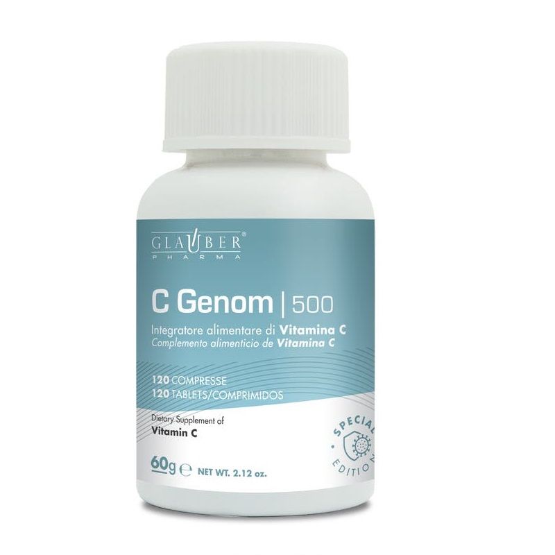 C-Genom 500 integratore di Vitamina C 120 compresse-1