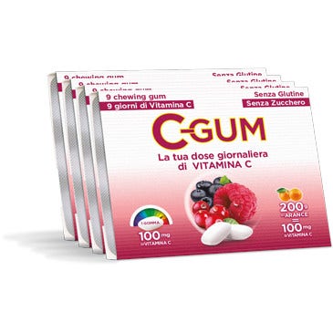 C Gum Frutti Rossi Integratore 36 Gomme-1