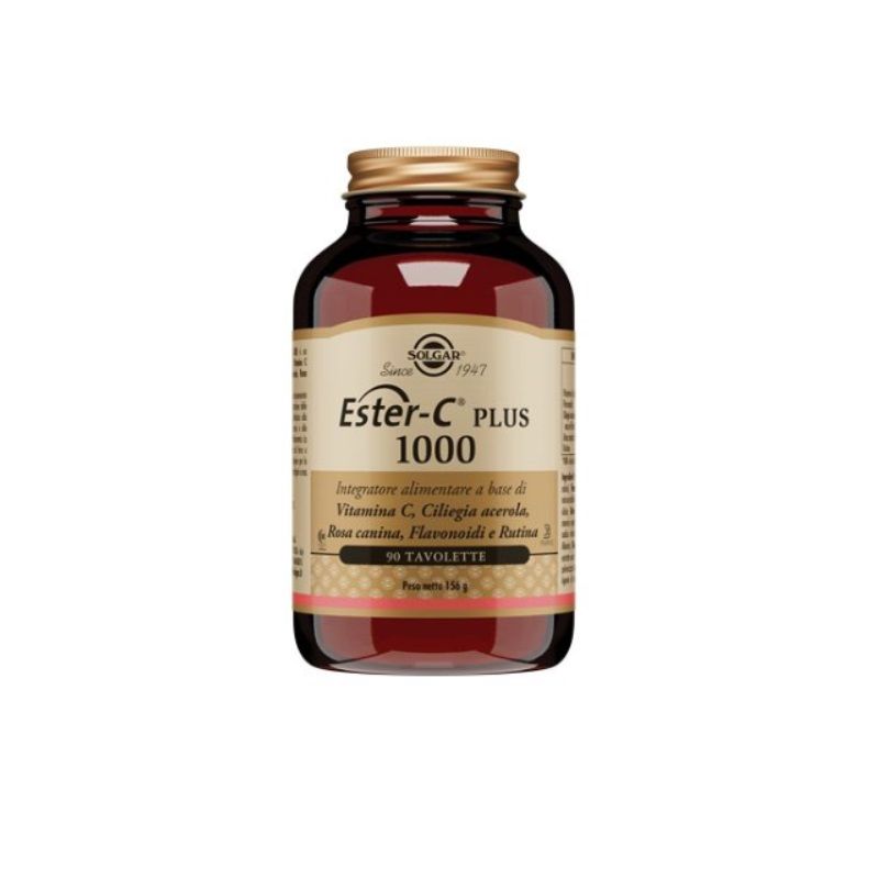 Solgar Ester-C Plus 1000 integratore alimentare 90 tavolette-1