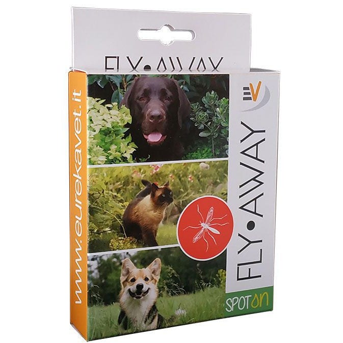 Fly Away Spot On Olio Di Neem Protezione Cute Cani 10 Fiale-2