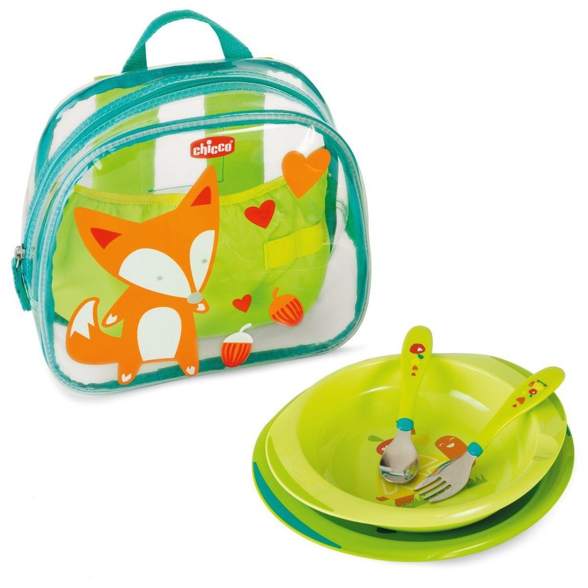 Chicco Zainetto Con Piatti E Posate Per Bambini 18 Mesi+-1