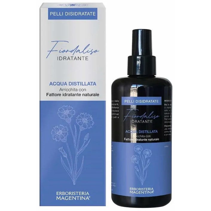 Acqua Distillata Arricchita Fiordaliso Idratante Pelli Disidratante 200ml-1