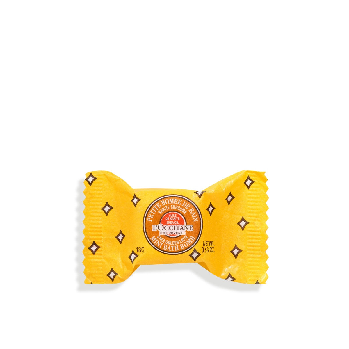 L'Occitane Mini Bomba Bagno Karitè E Curcuma 18g-1
