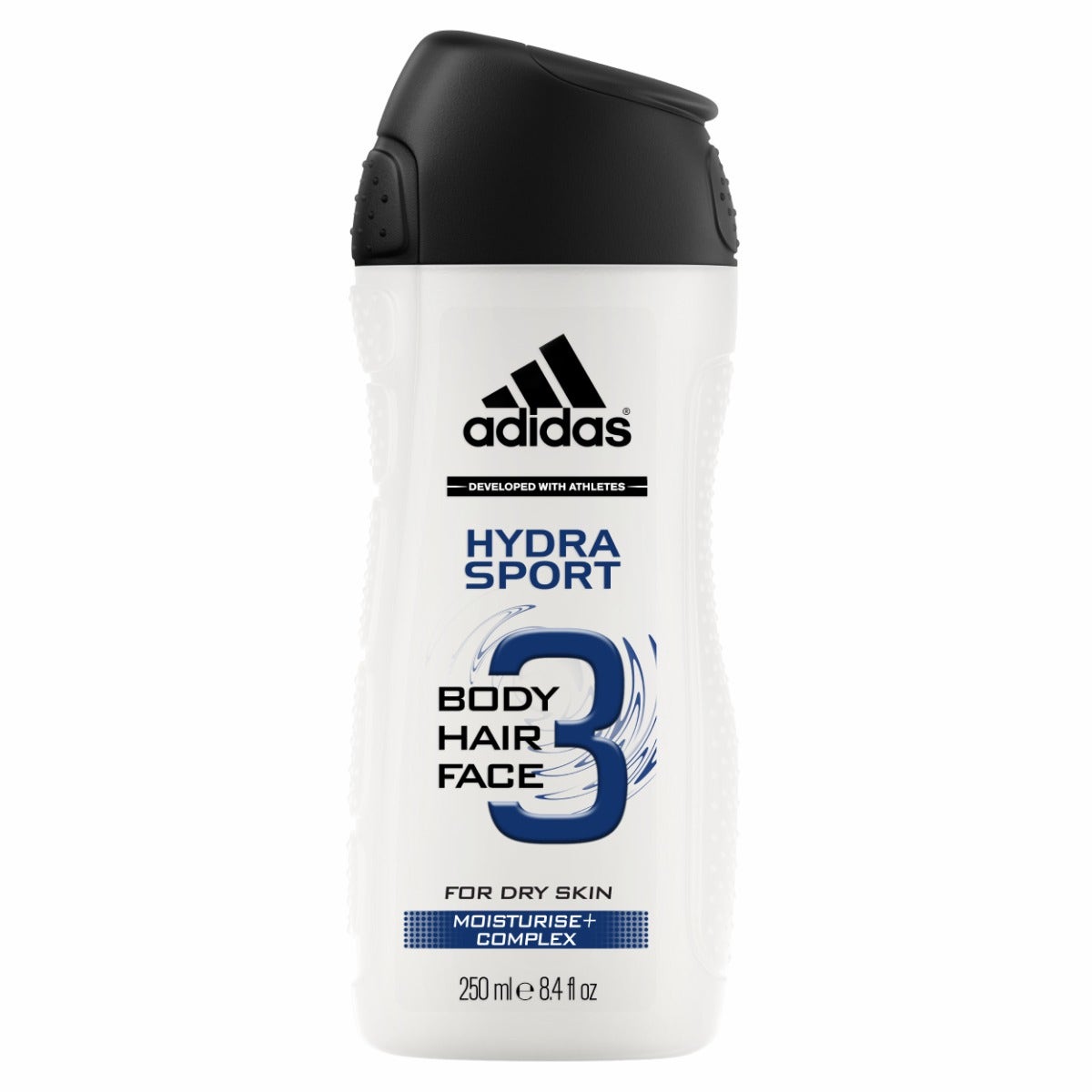 Adidas Hydra Sport 3In1 Body Hair And Face Gel Doccia Uomo 250ml-1