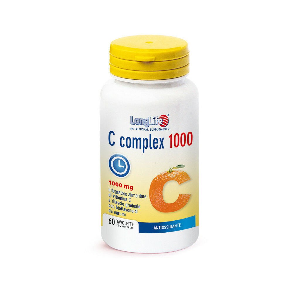 LongLife C Complex 1000 utile come antiossidante 60 tavolette-2