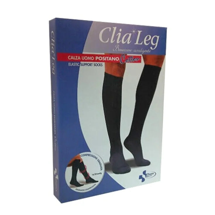 Calza Uomo Clialeg Positano Colore Blu Taglia xl-1