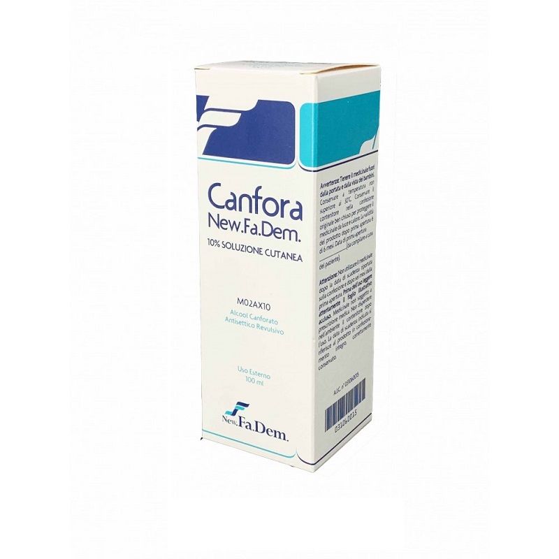 Canfora Alcool canforato 10% Soluzione Cutanea 100ml-1